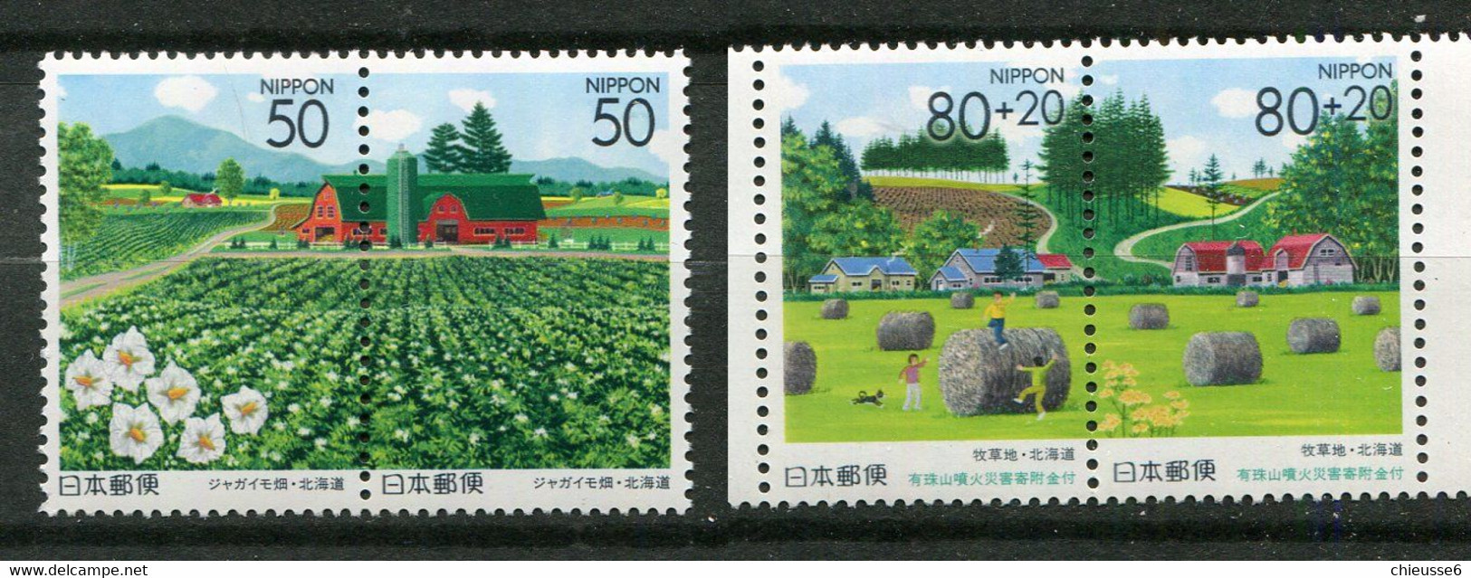 Japon ** N° 2858 à 2861 - Emission Régionale. Ile Du Nord. Hokkaido - Unused Stamps