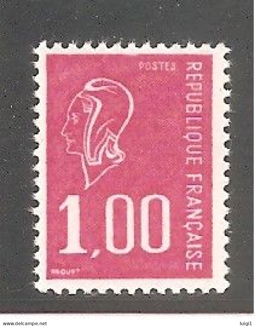 Marianne BEQUET 1977 - Y&T N° 1892b - 1 F. Rouge -  SANS Bande PHO. Neuf. - 1971-1976 Marianna Di Béquet