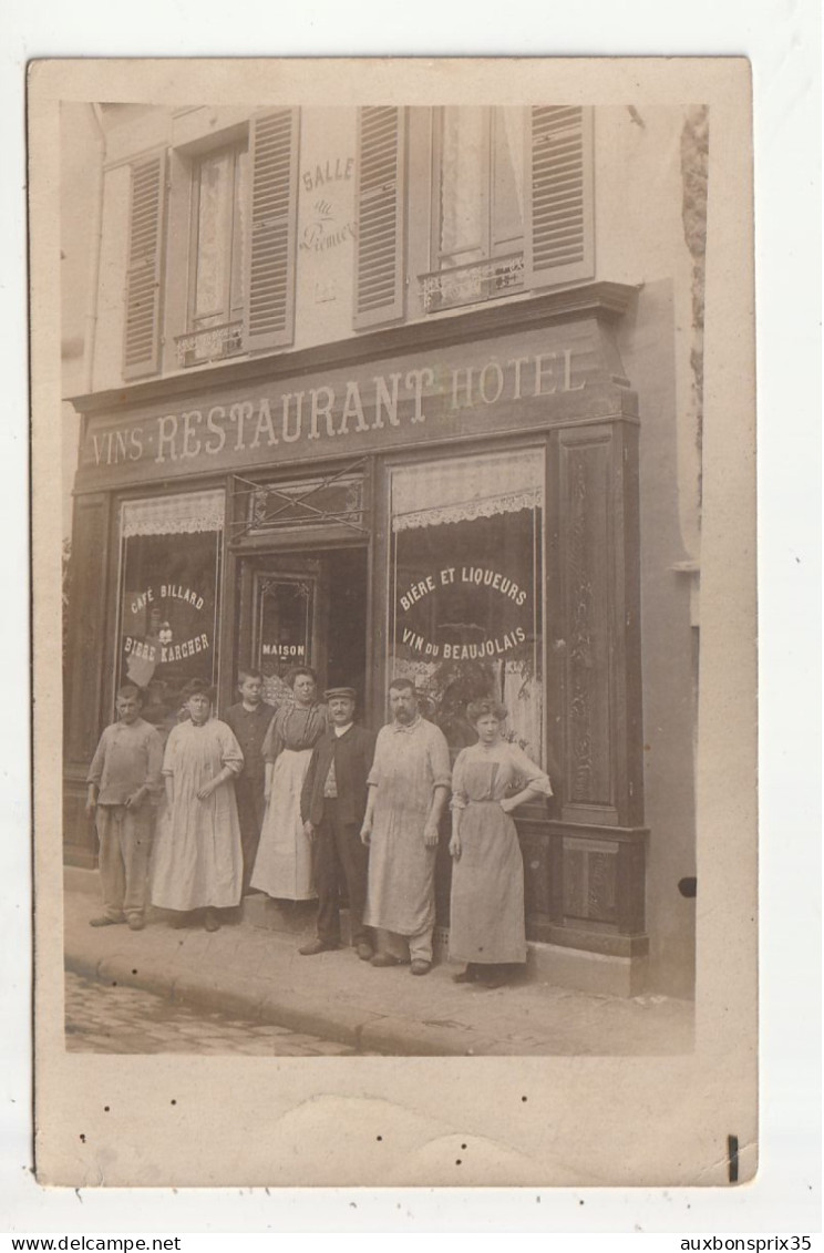 CARTE PHOTO - HOTEL RESTAURANT - Zu Identifizieren