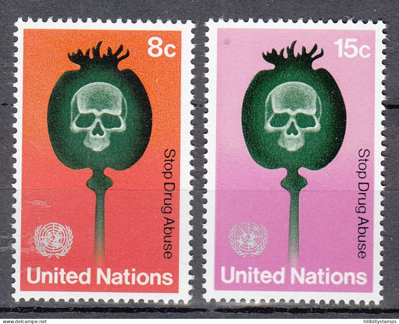 UNITED NATIONS NY   SCOTT NO 236-37   MNH     YEAR  1973 - Ungebraucht