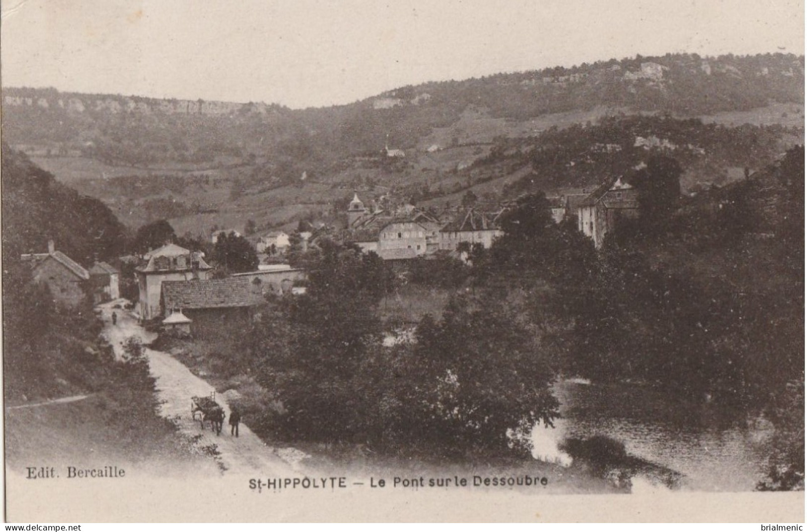 SAINT HIPPOLYTE  Le Pont Sur Le Dessoubre - Saint Hippolyte