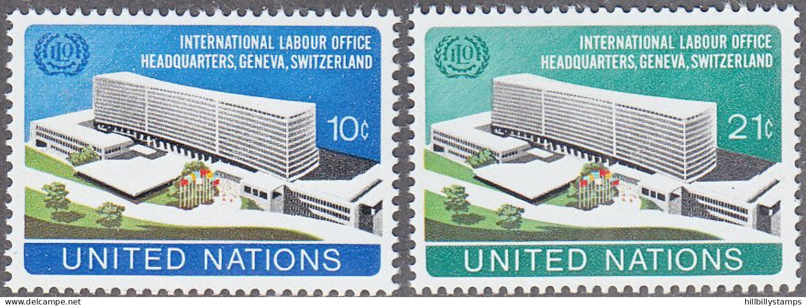 UNITED NATIONS NY   SCOTT NO 244-45   MNH     YEAR  1974 - Unused Stamps