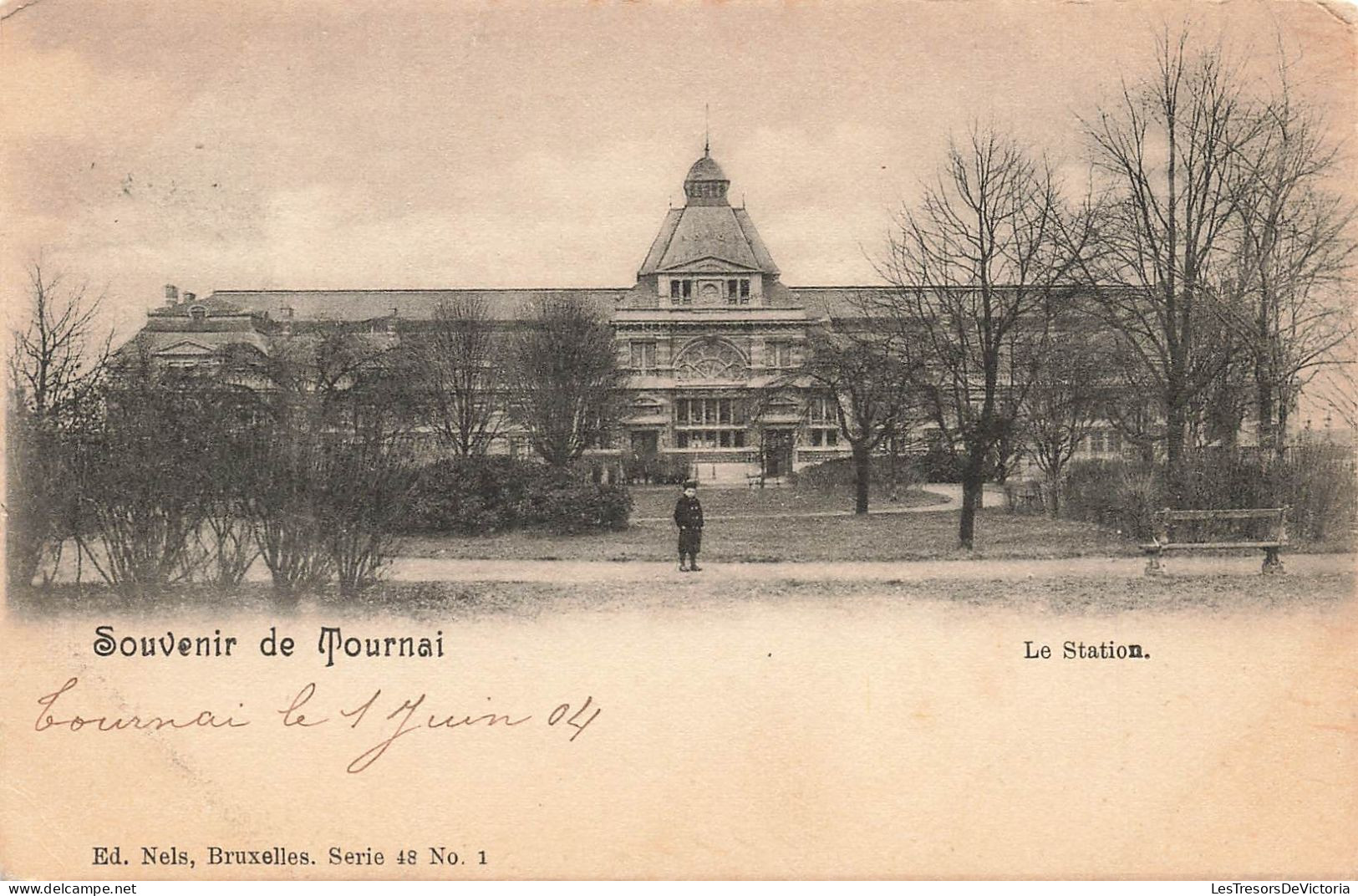 BELGIQUE - Châtelet - Tournai - La Station - Carte Postale Ancienne - Chatelet