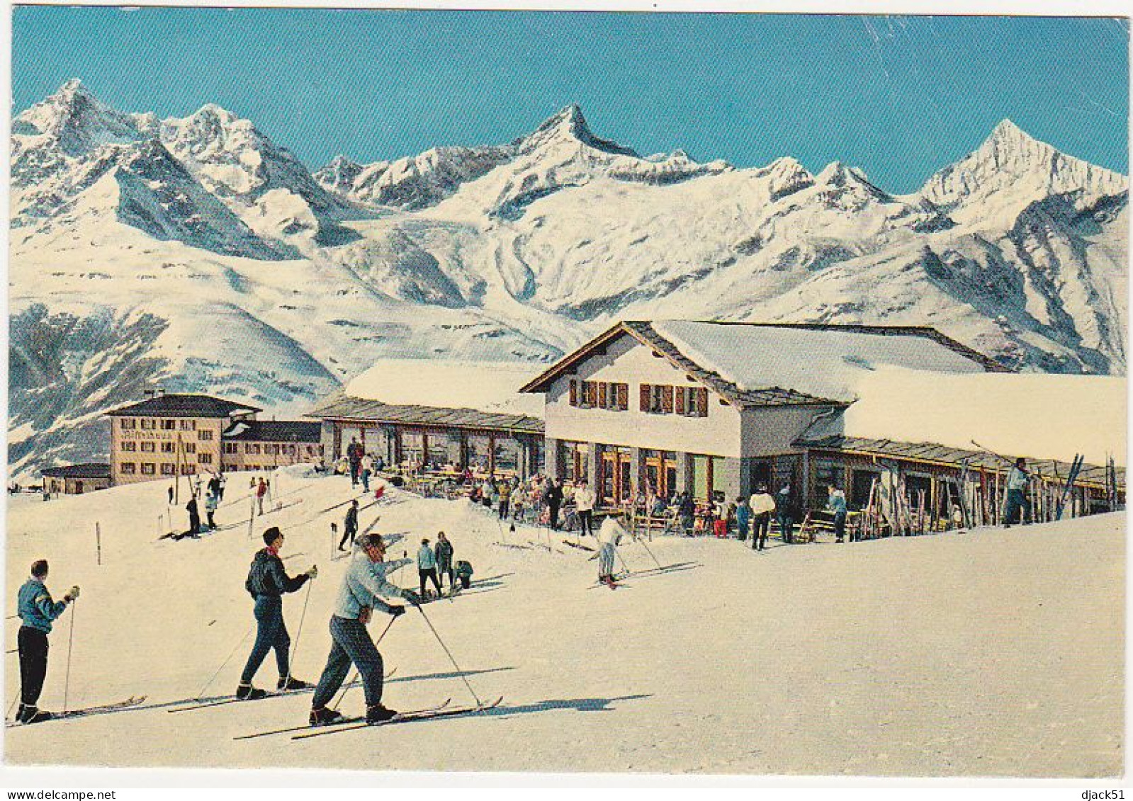 Suisse / Restaurant Riffelberg - 1968 - Timbre / Stamp : Tournoi Olympique D'Echecs 1968 - Berg