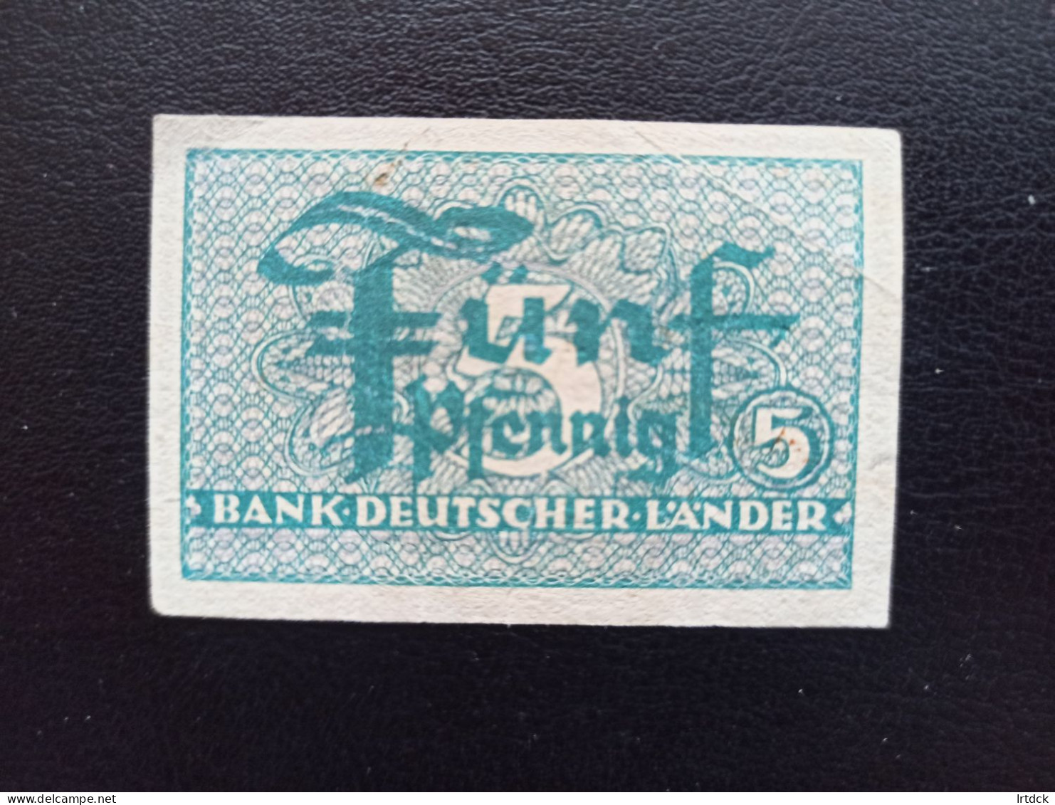 Billet Allemagne 5 Pfenning 1948 - Otros & Sin Clasificación