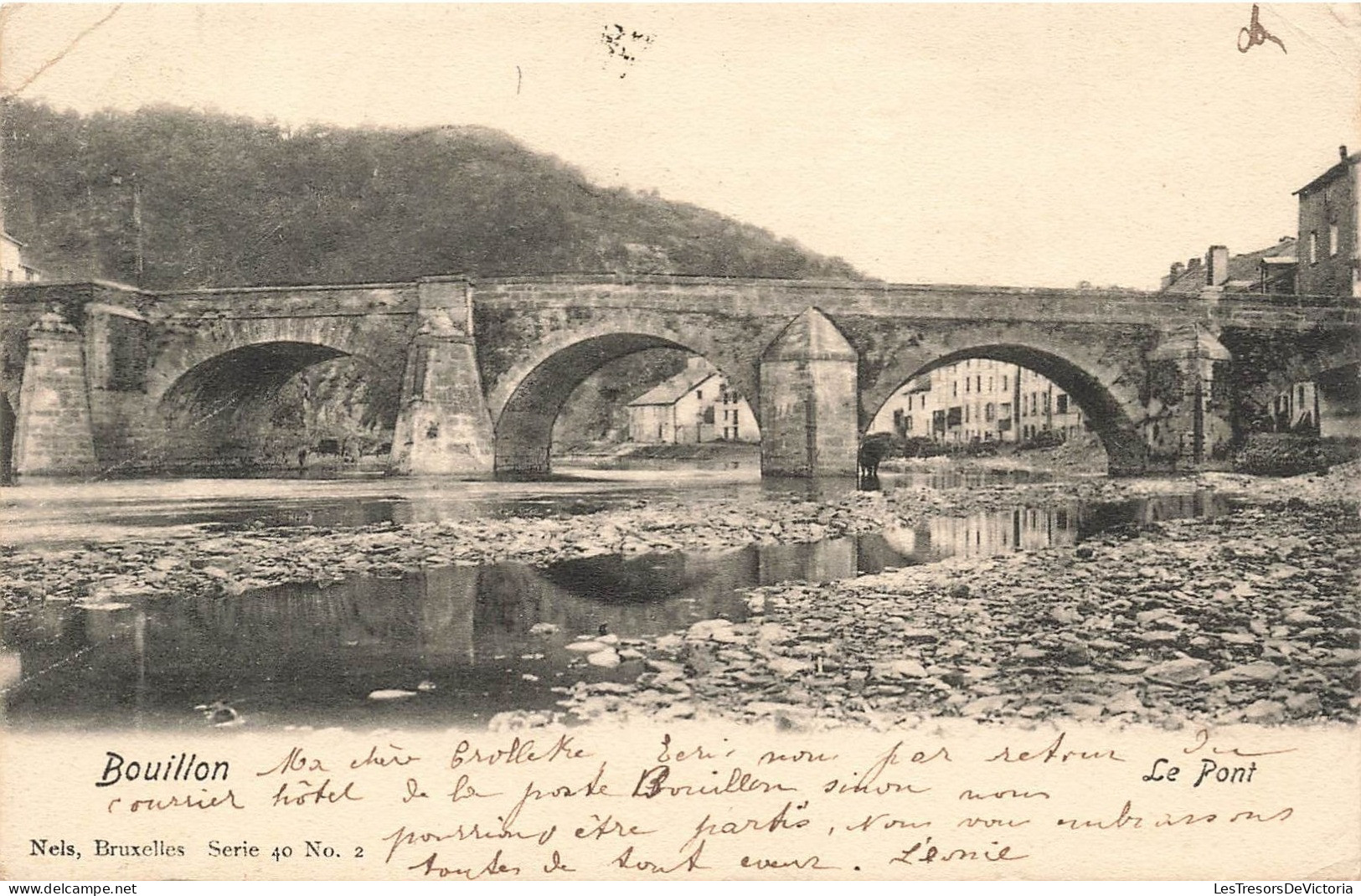 BELGIQUE - Bouillon - Le Pont - Carte Postale Ancienne - Bouillon