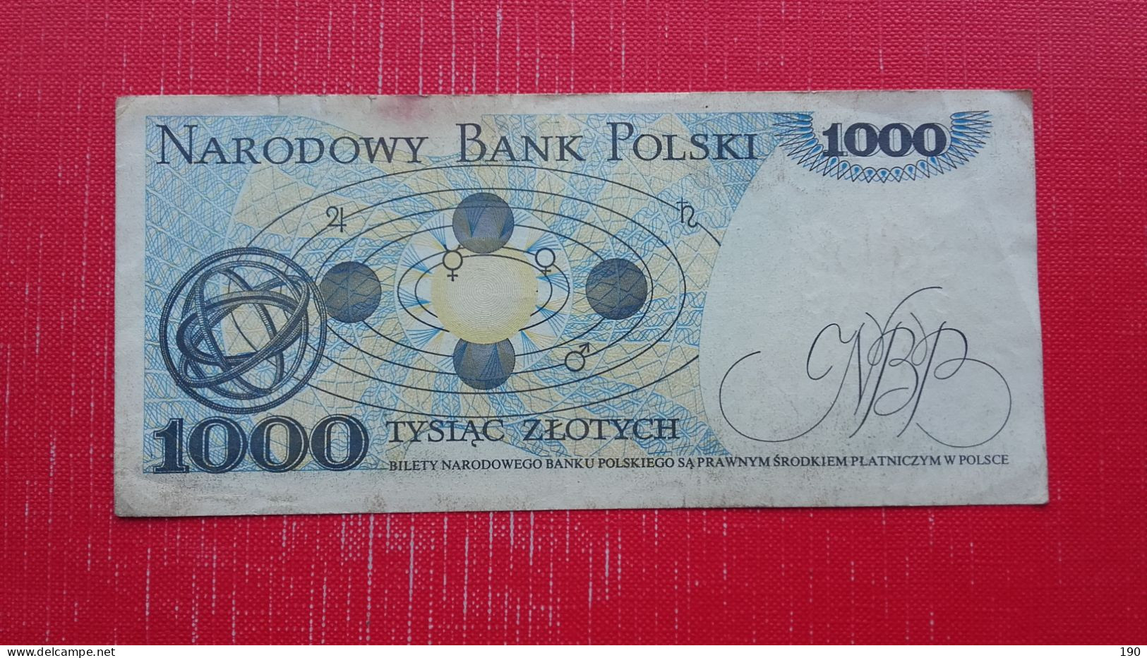 1000 Tysiac Zlotych.Mikolaj Kopernik - Pologne