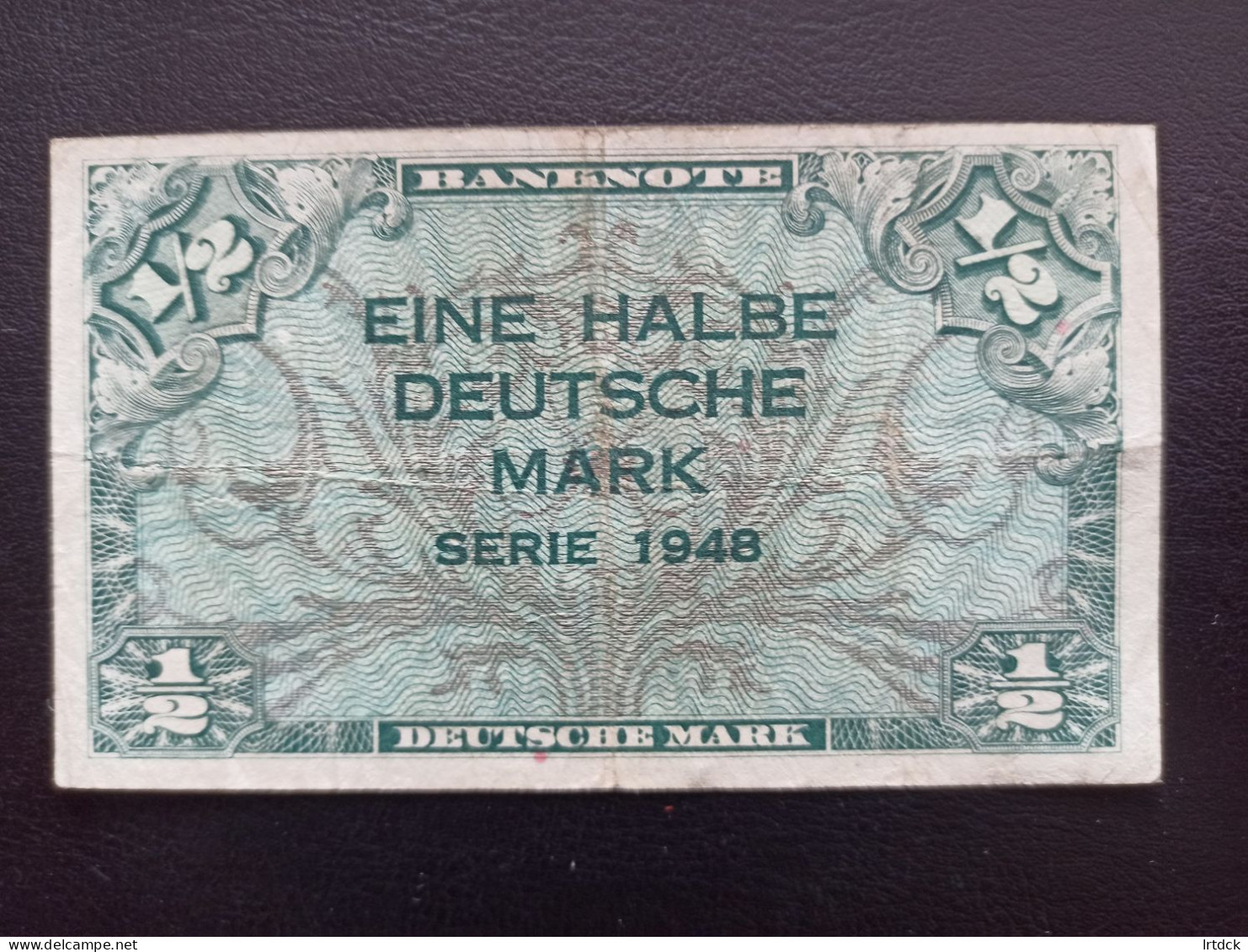 Billet Allemagne 1/2 Deutsche Mark  1948 - Otros & Sin Clasificación