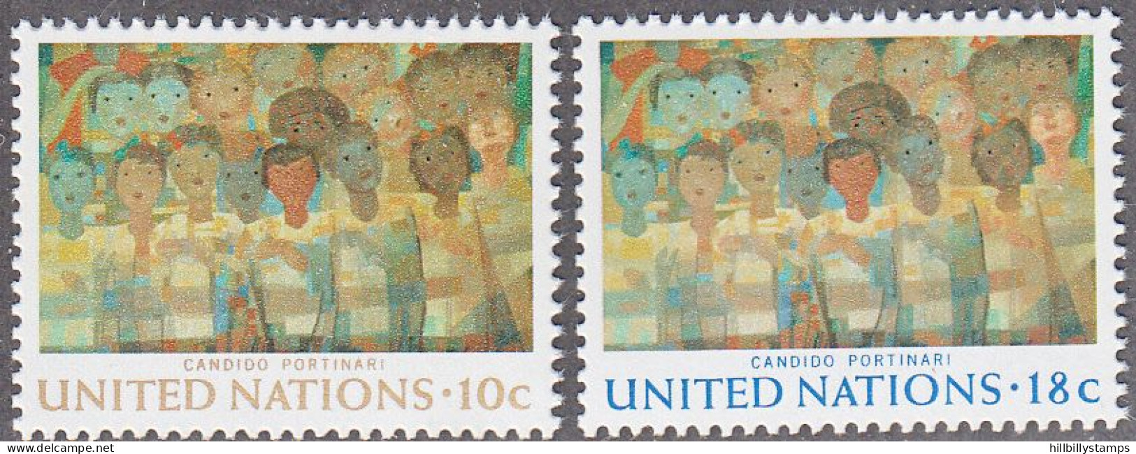 UNITED NATIONS NY   SCOTT NO 247-48   MNH     YEAR  1974 - Ongebruikt