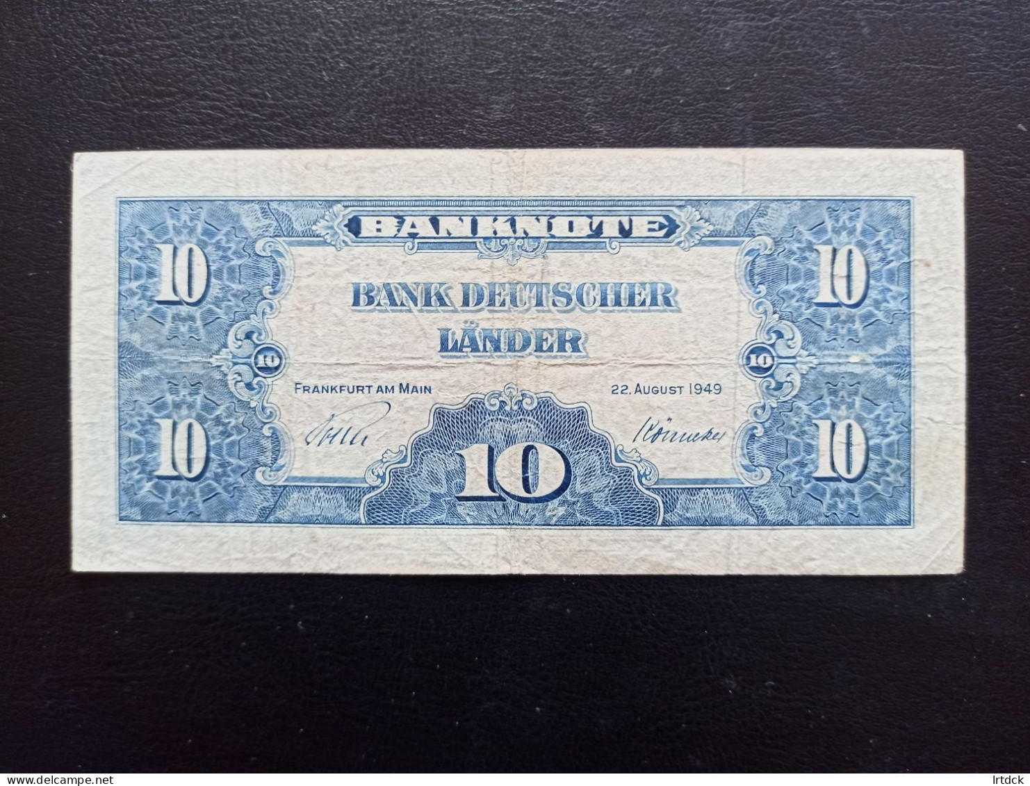 Billet Allemagne 10 Deutsche Mark  Série 1949 - Other & Unclassified