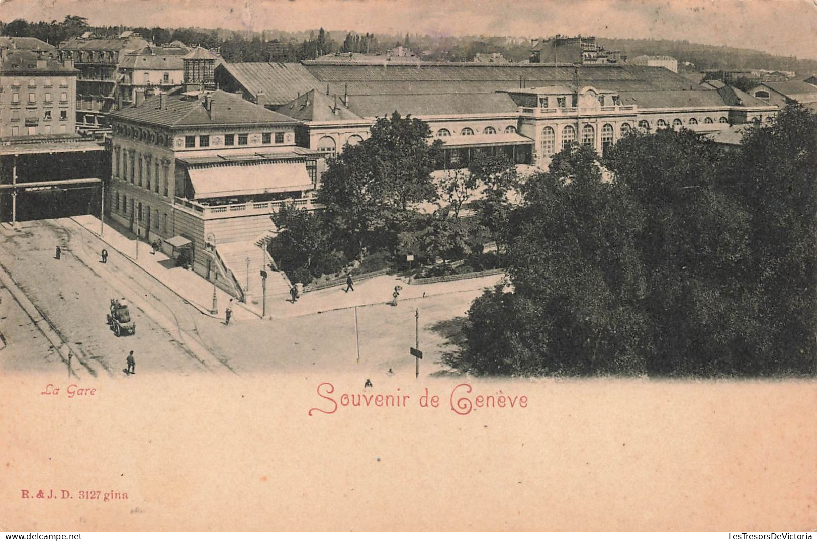SUISSE - Genève - La Gare - Carte Postale Ancienne - Genève