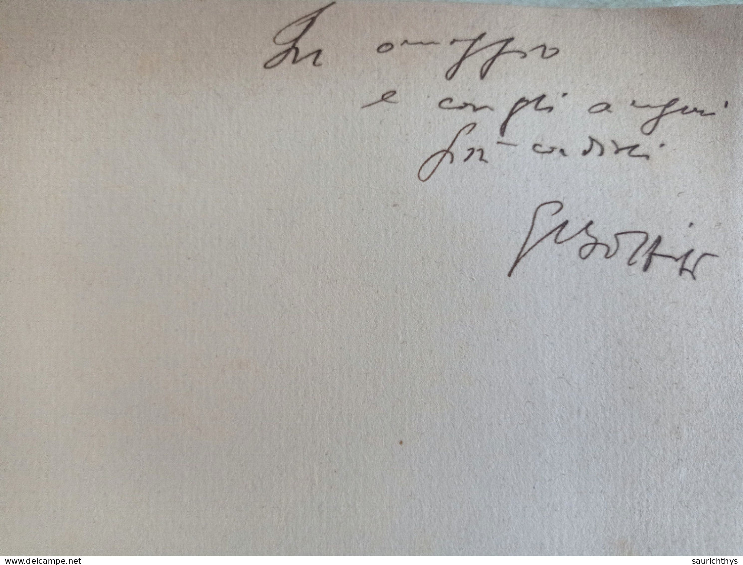 Il Collegio Alla Querce Di Firenze Ai Suoi Morti Di Guerra 1922 Autografo Giuseppe Boffito Di Gavi - Geschiedenis, Biografie, Filosofie