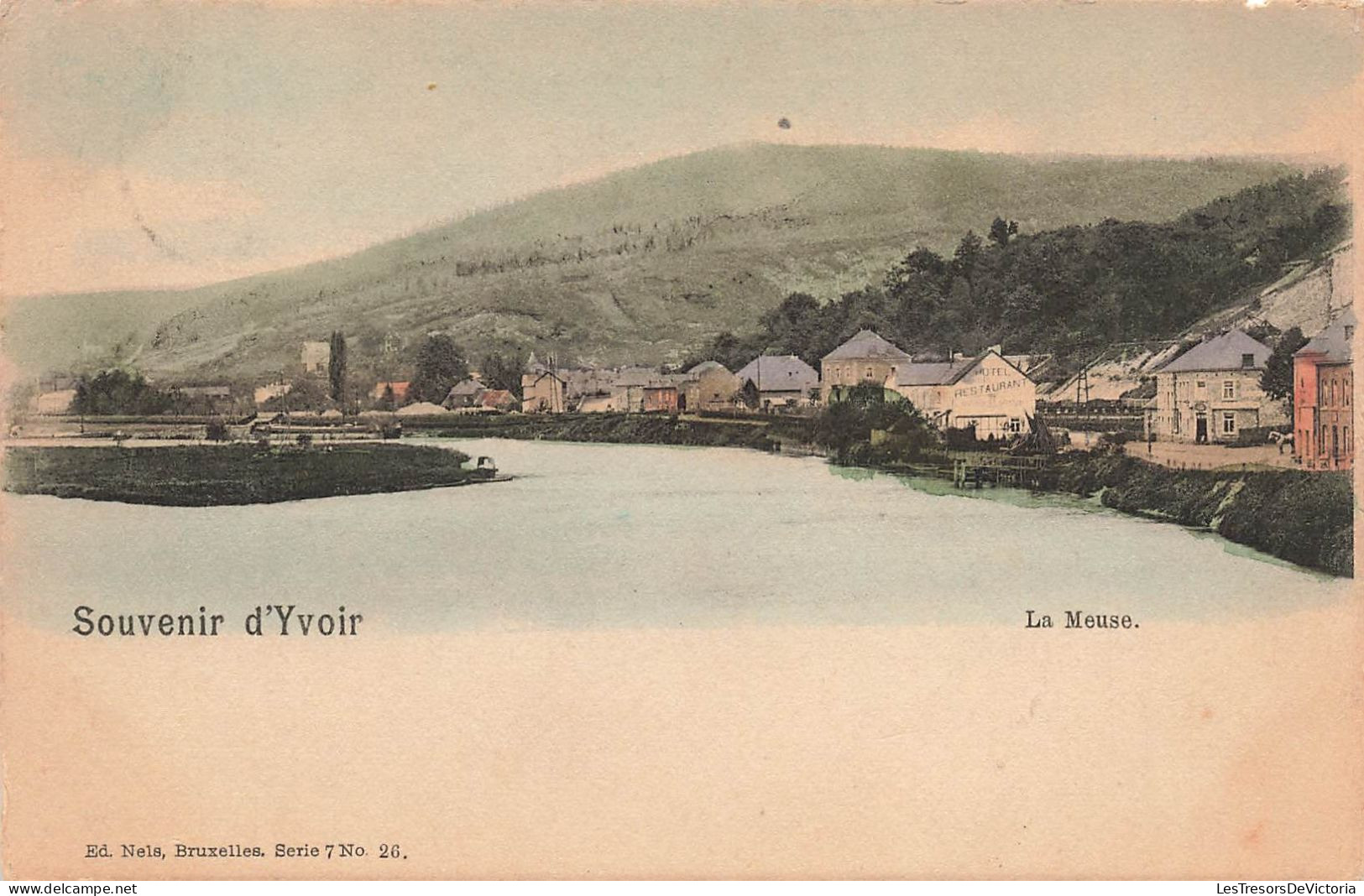 BELGIQUE - Yvoir - Sur La Rive De La Meuse - Colorisé - Carte Postale Ancienne - Yvoir