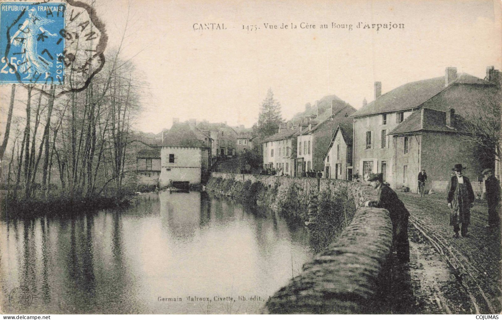 15 - ARPAJON _S24289BIS_ Vue De La Cère Au Bourg - Arpajon Sur Cere