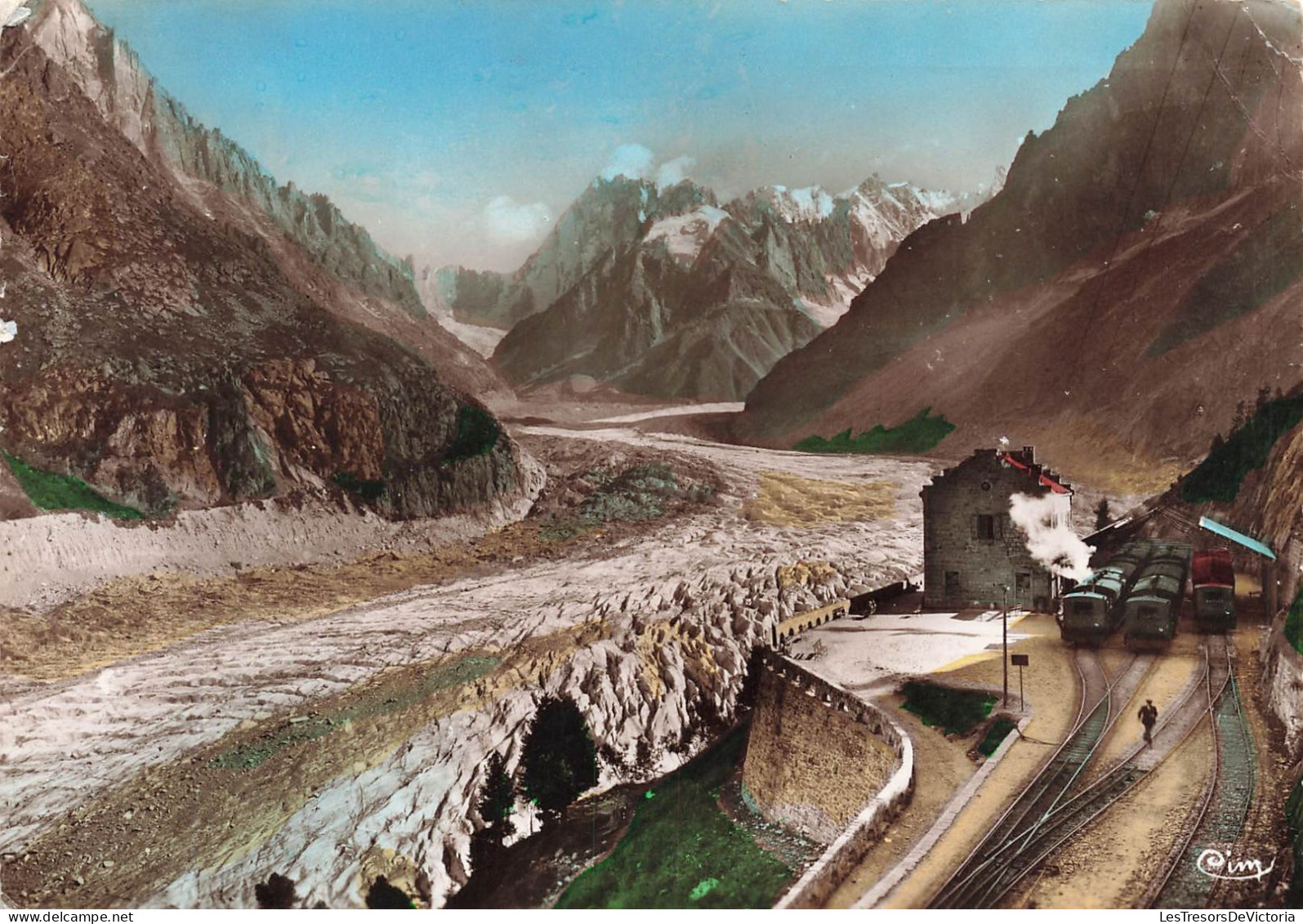 FRANCE - Montenvers - La Mer De Glace - Gare De Montenvers - Vue Prise De L'hôtel - Colorisé - Carte Postale - Chamonix-Mont-Blanc