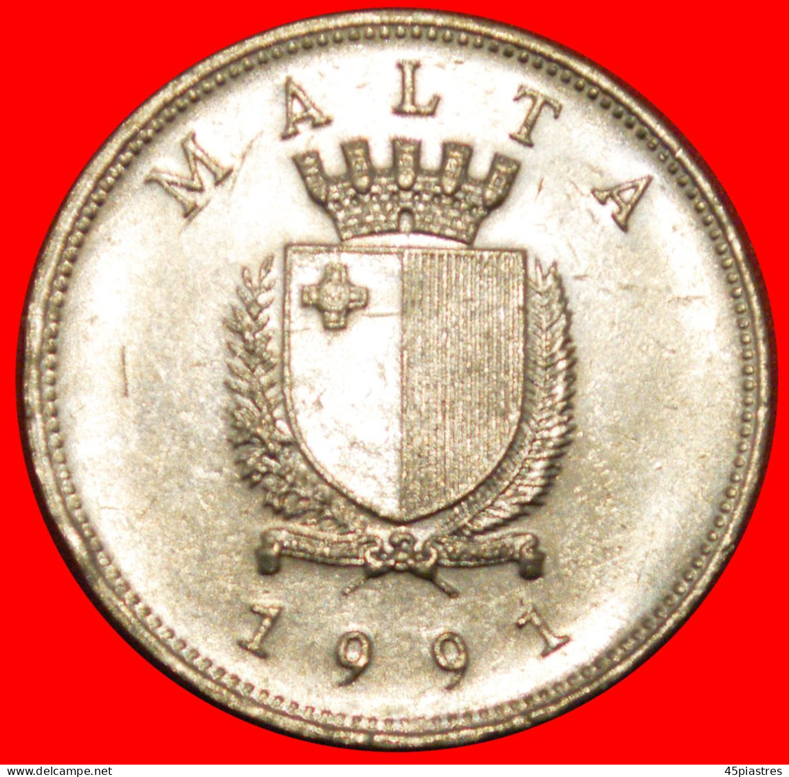 * BIRD (1991-2007): MALTA  1 POUND 1991! MINT LUSTRE!  · LOW START · NO RESERVE! - Malta