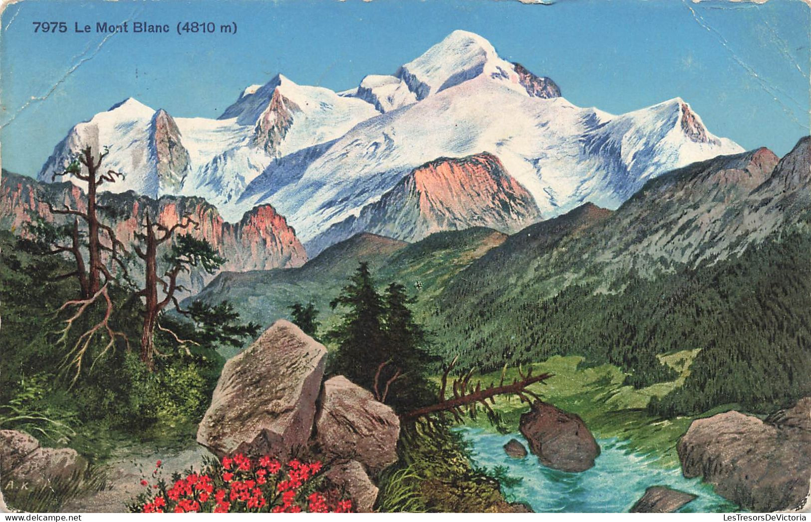 FRANCE - Chamonix - Le Mont-Blanc - Colorisé - Carte Postale Ancienne - Chamonix-Mont-Blanc