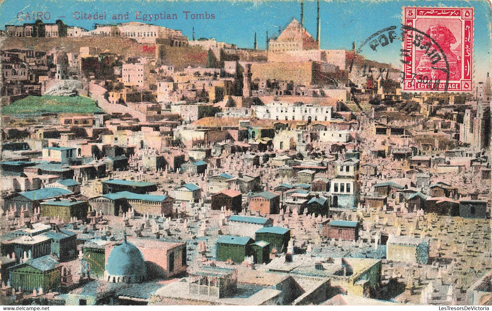 EGYPTE - Le Caire - Citadelle Et Tombe égyptiennes - Colorisé - Carte Postale Ancienne - Andere & Zonder Classificatie