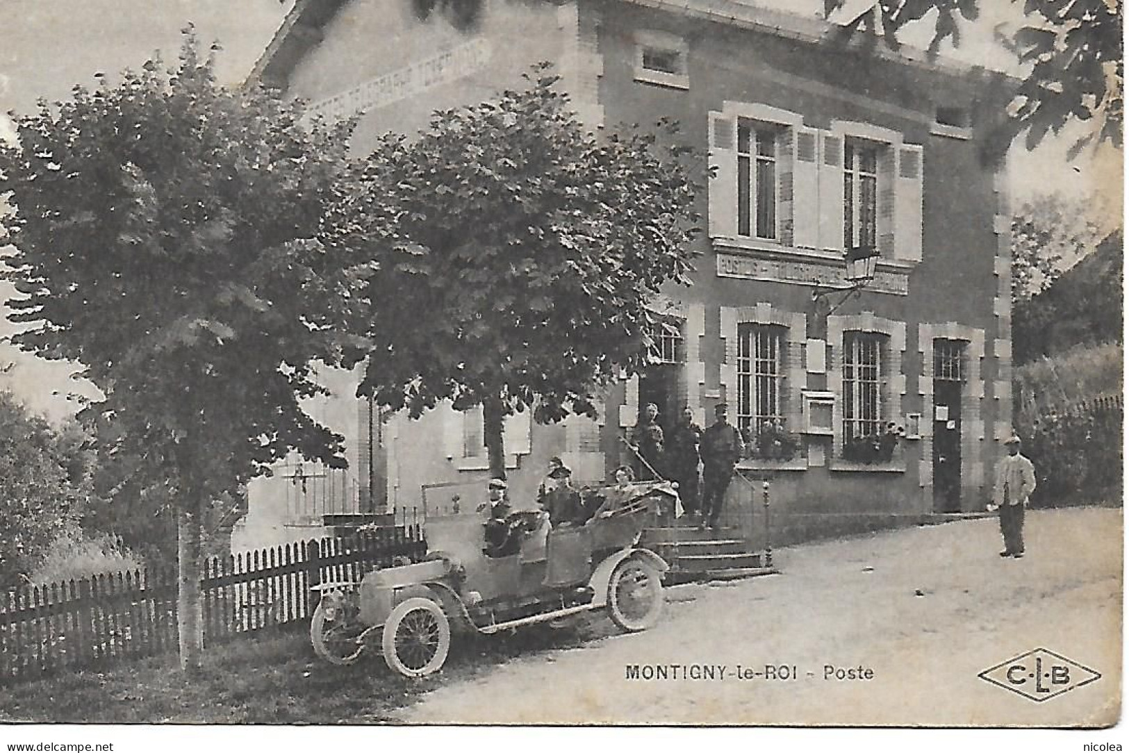 HAUTE MARNE - MONTIGNY LE ROI - POSTE ANIMEE - EMPLOYEES DU GUICHET ,FACTEUR, TACOT ... - Montigny Le Roi