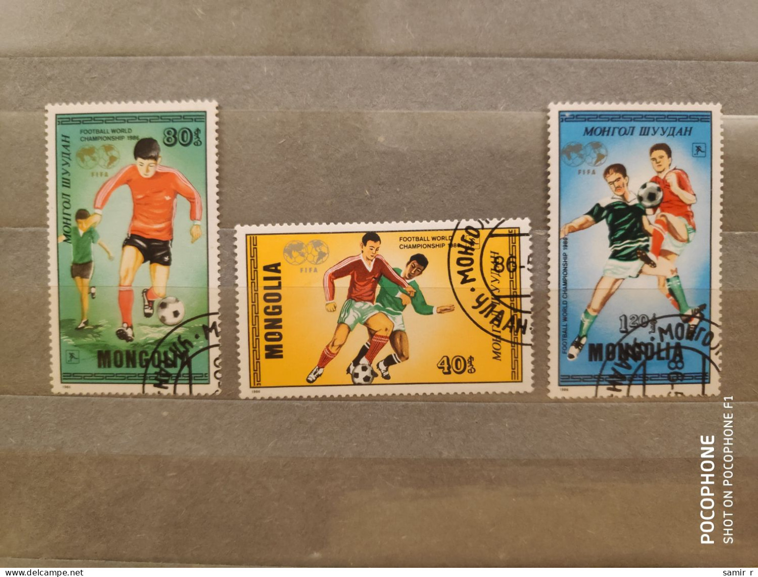 1986	Mongolia	Football (F63) - Mongolie