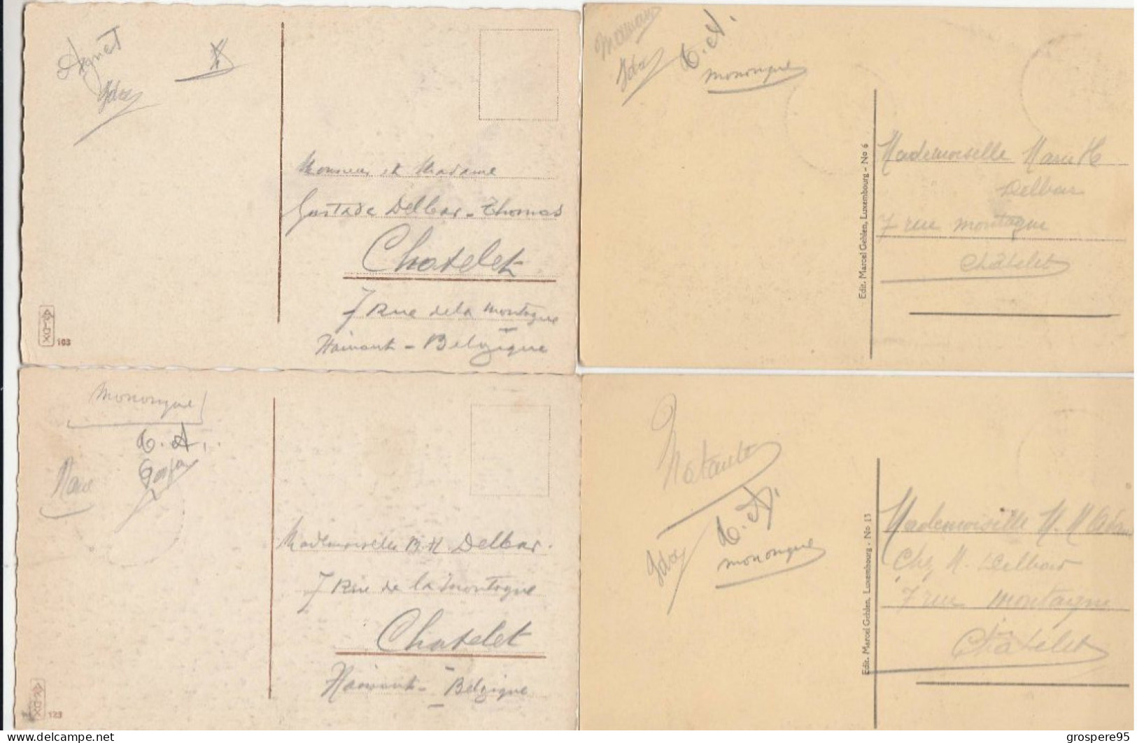LUXEMBOURG PONT DU CHATEAU + PONT ADOLPHE + LA CORNICHE + LE PALAIS GRAND DUCAL 1934 - Colmar – Berg