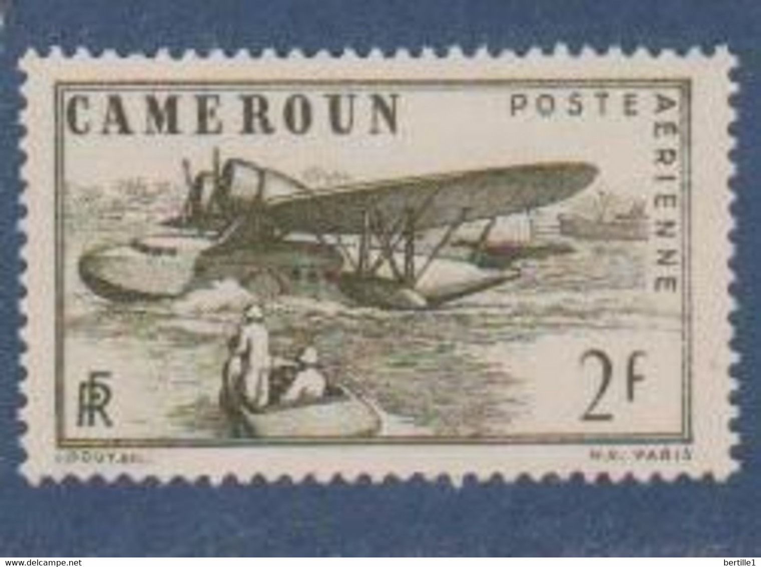 CAMEROUN          N°  YVERT  PA 4   NEUF AVEC CHARNIERES   ( CHARN 04/53  ) - Poste Aérienne