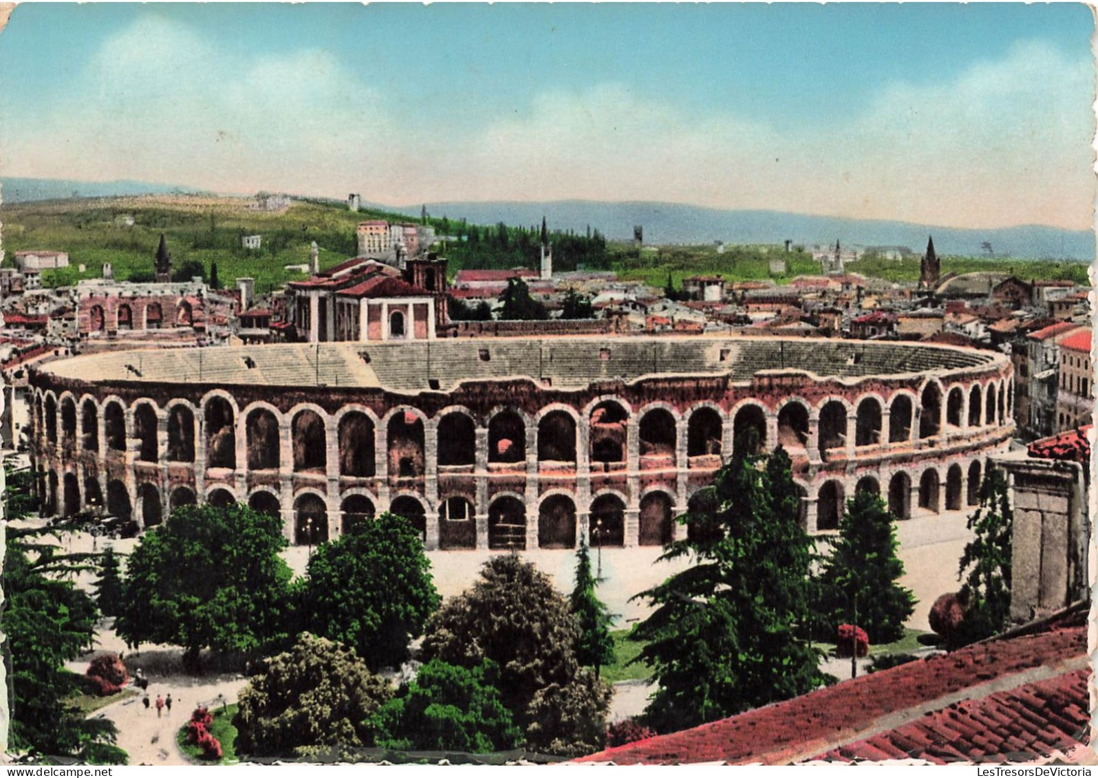 ITALIE - Verona - Arena - Colorisé - Carte Postale - Verona