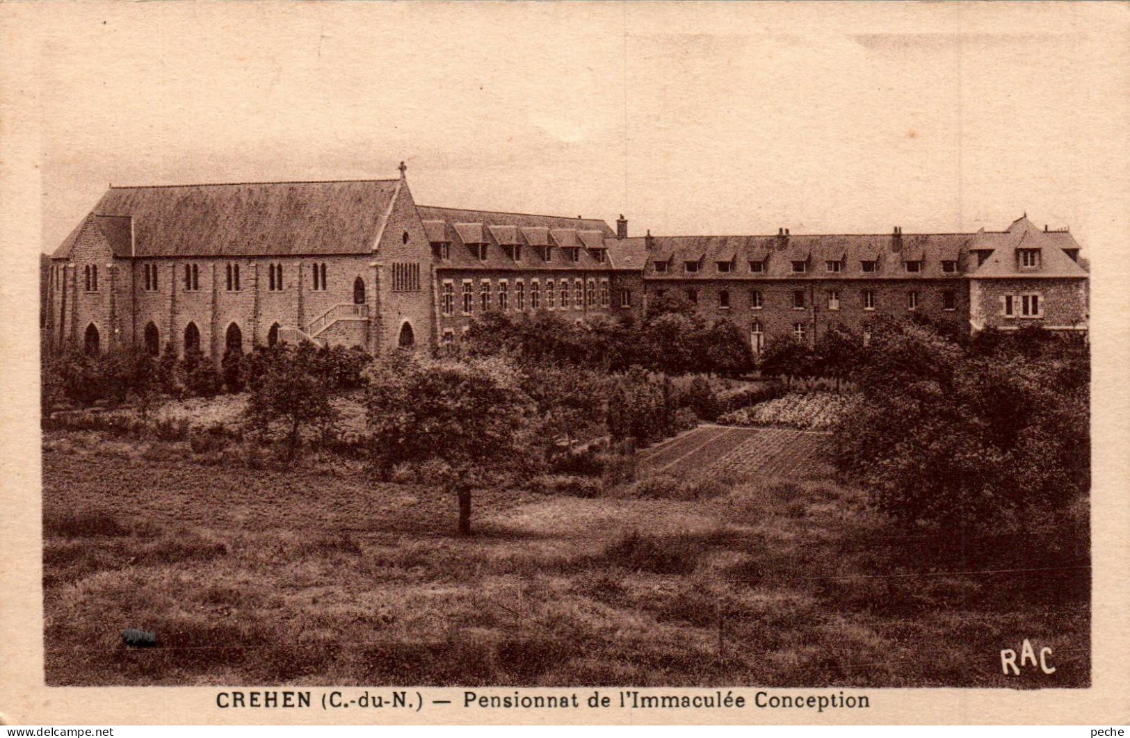 N°115856 -cpa Crehen -pensionnat De L'Immaculée Conception- - Créhen