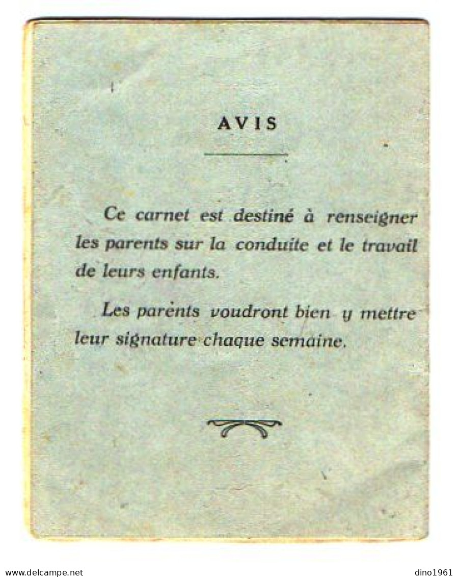 VP22.452 - Ecole SAINT - NICOLAS - DE - REDON  1945 / 46 - Bulletin Mensuel & Carnet De Correspondance De Melle GOURAUD - Diplomi E Pagelle