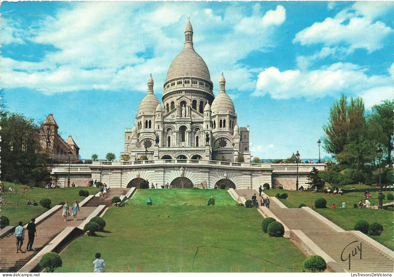 FRANCE - Paris - Avenue Du Sacré-Cœur - Colorisé - Carte Postale - Eglises