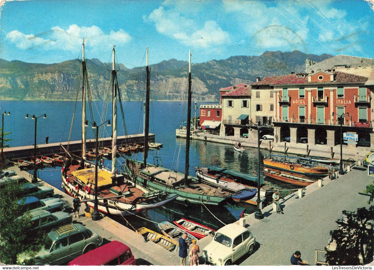 ITALIE - Lac De Garde - Malcesine - Le Port - Colorisé - Carte Postale - Other & Unclassified