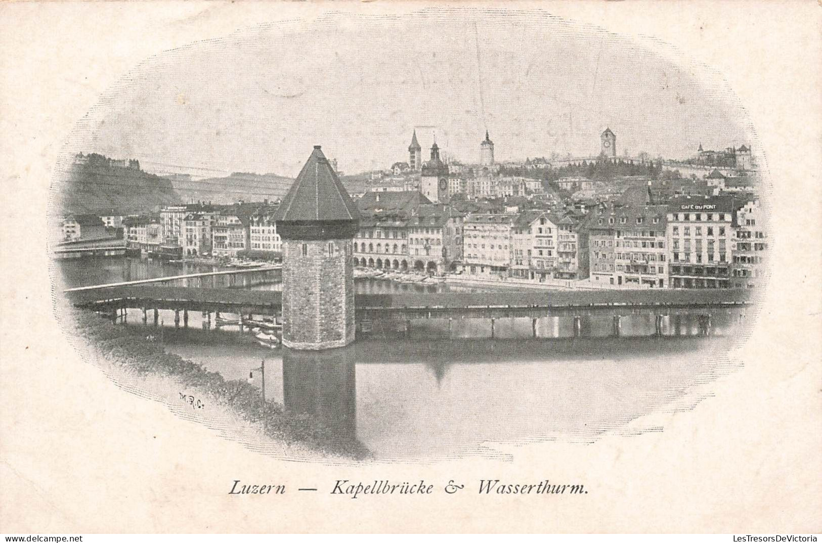 SUISSE - Kapellbrücke Et Wasserthurm  - Carte Postale Ancienne - Other & Unclassified