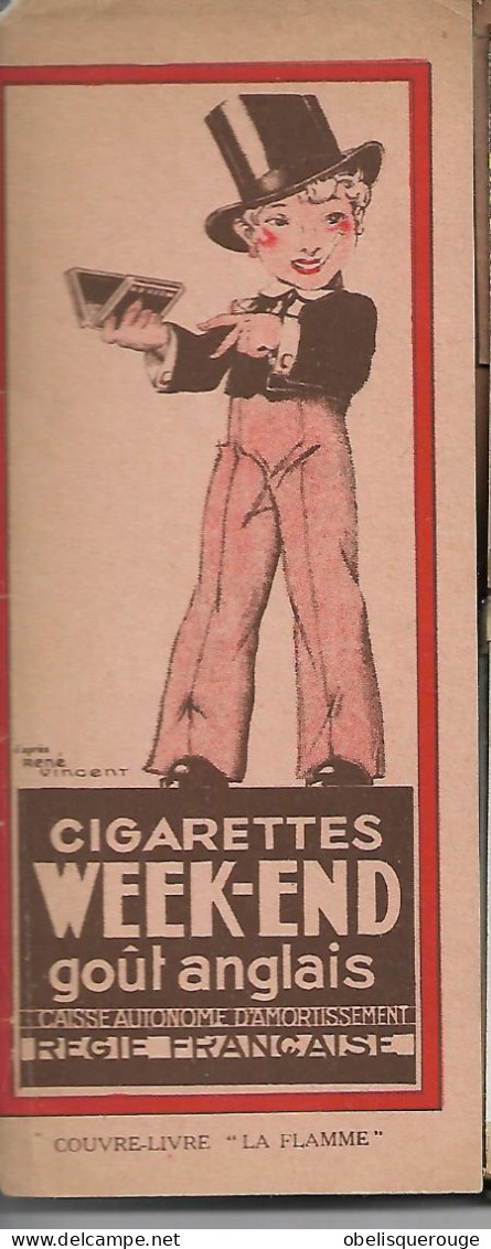 CIGARETTES WEEK END SIGNE RENE VINCENT JOURNAL BEBE DEFAUT PUBLICITE - Enfants