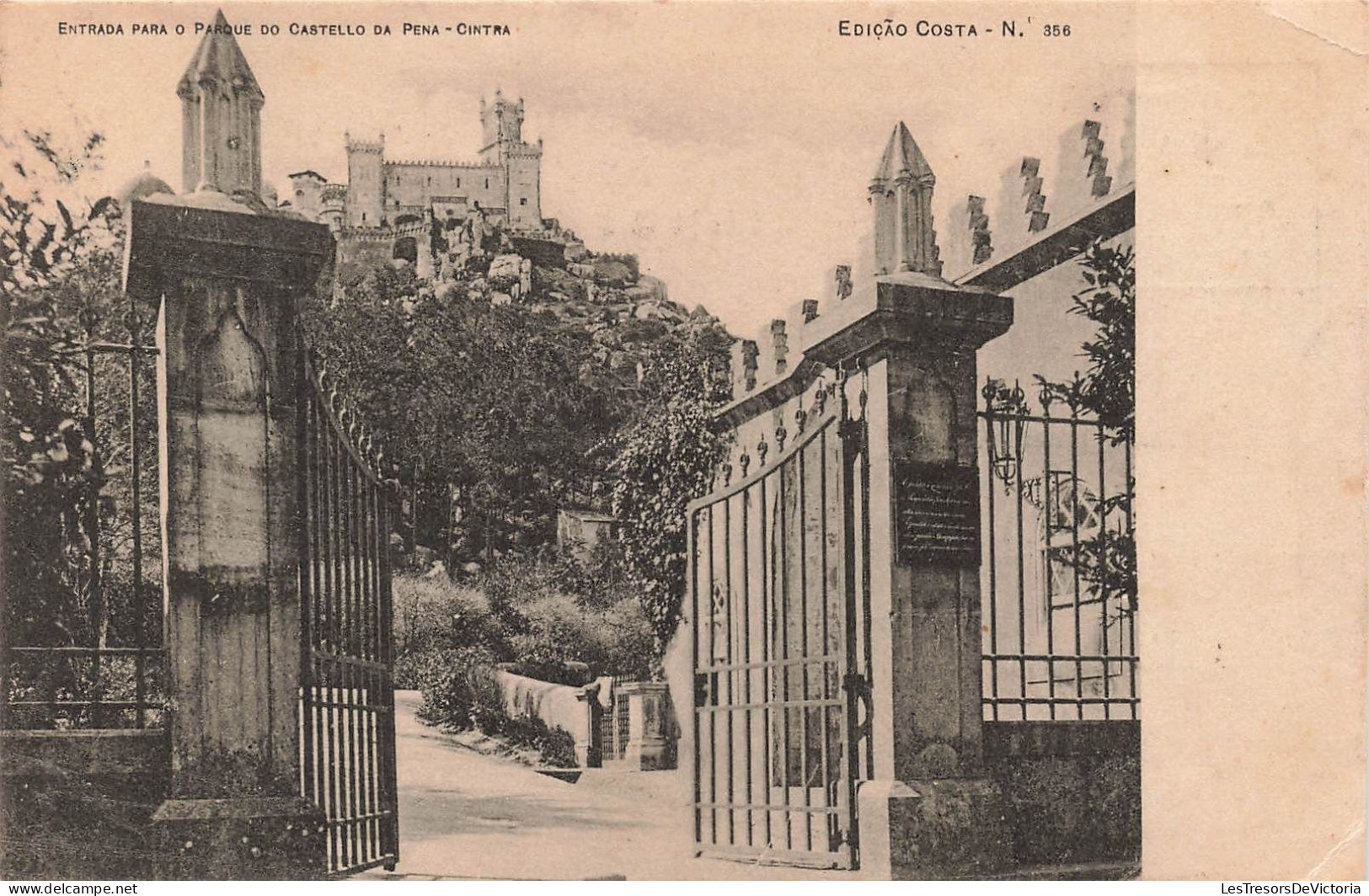 PORTUGAL - Cintra - Entrée Du Parc Du Château De Pena - Carte Postale Ancienne - Other & Unclassified