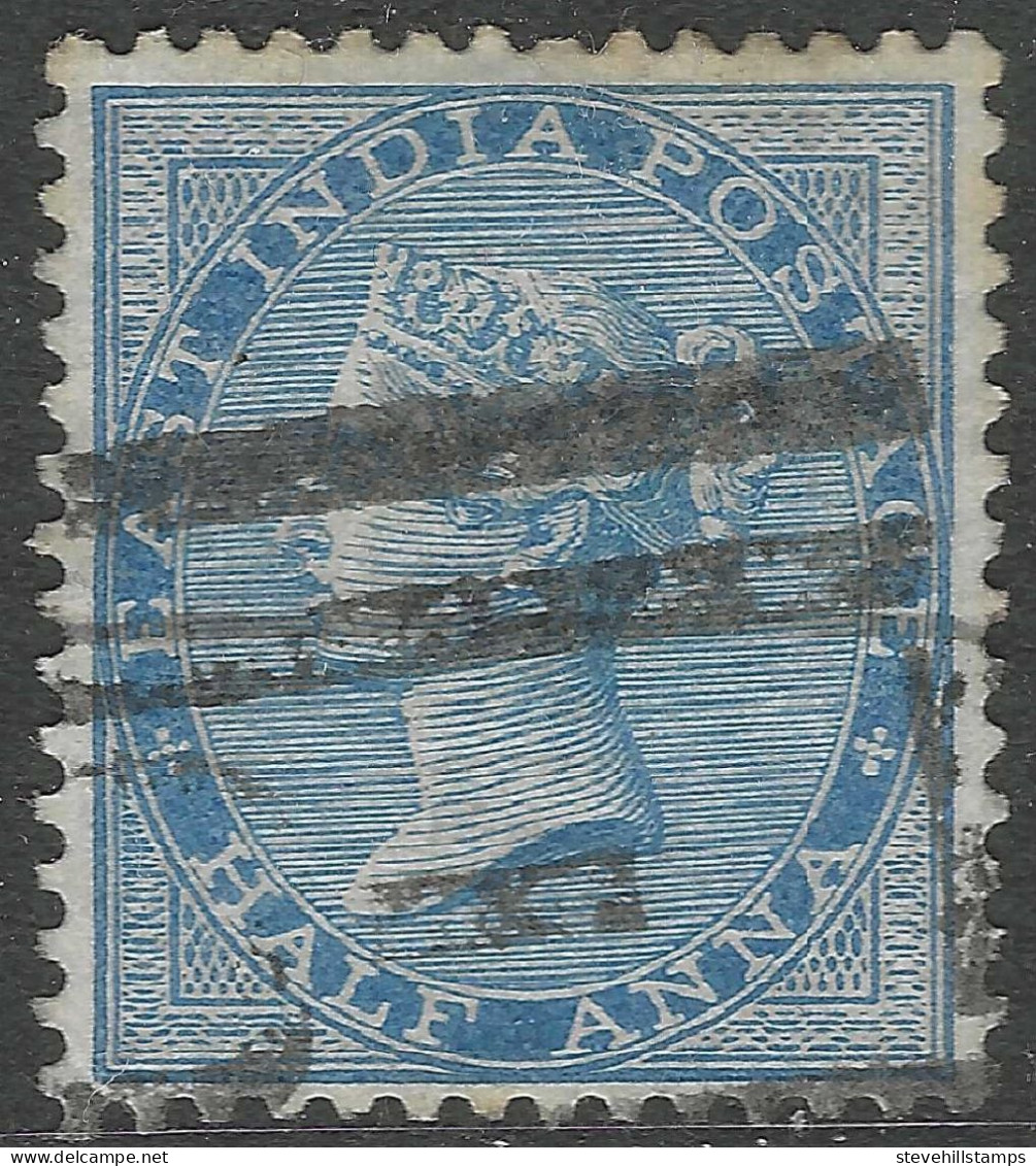 India. 1873 Queen Victoria. ½a (Die II) Used. SG 76 - 1858-79 Compagnia Delle Indie E Regno Della Regina