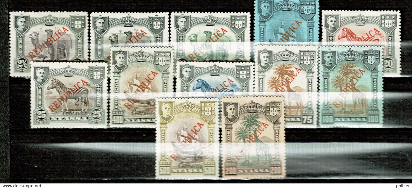 Nyassa, 1922, # 94/105, MH And MNG - Nyassaland