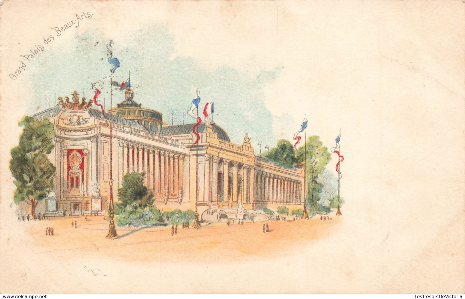 FRANCE - Paris - Grand Palais Des Beaux Arts - Colorisé - Carte Postale Ancienne - Expositions