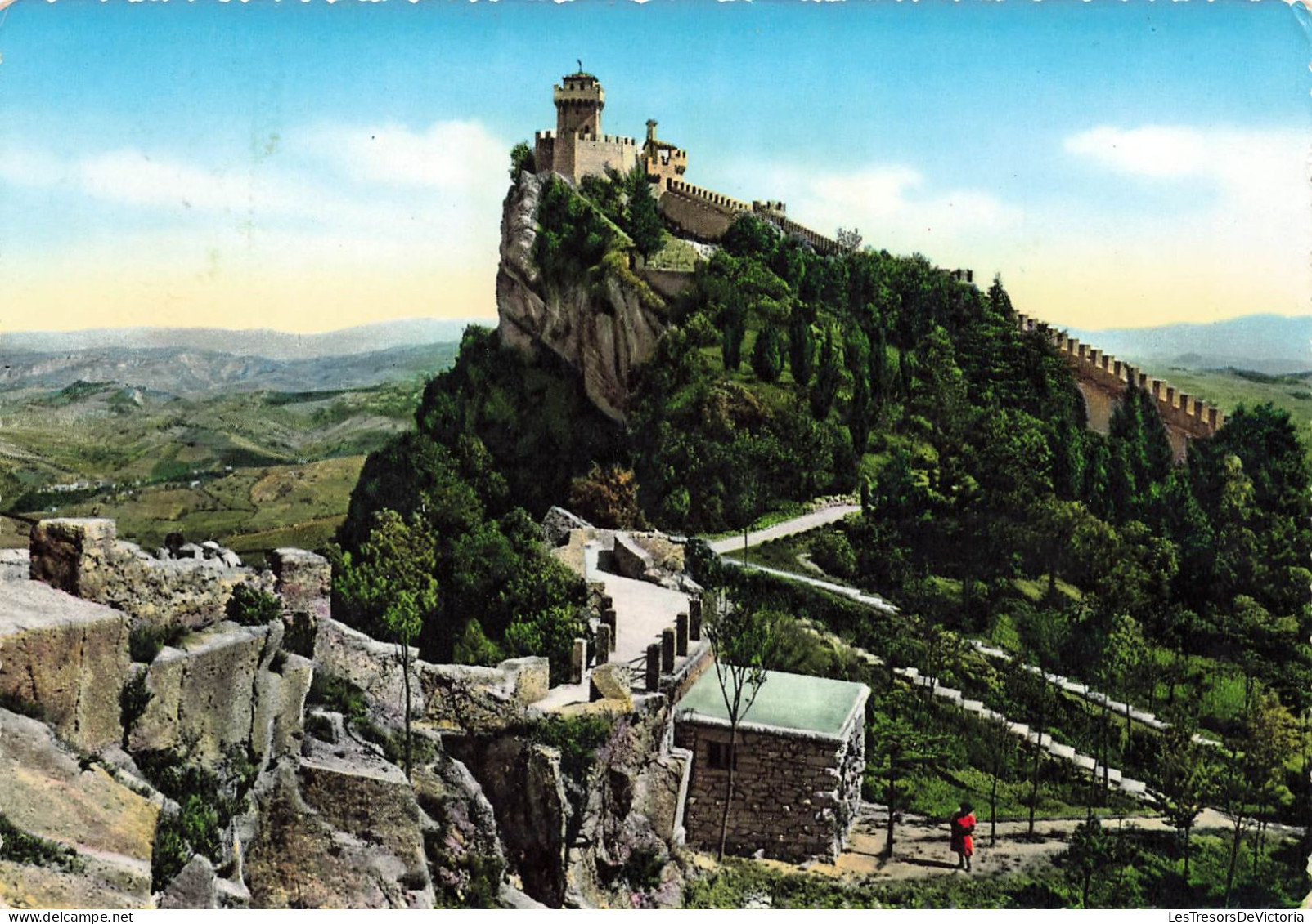 ITALIE - Château De Saint-marin - Colorisé - Carte Postale - Autres & Non Classés