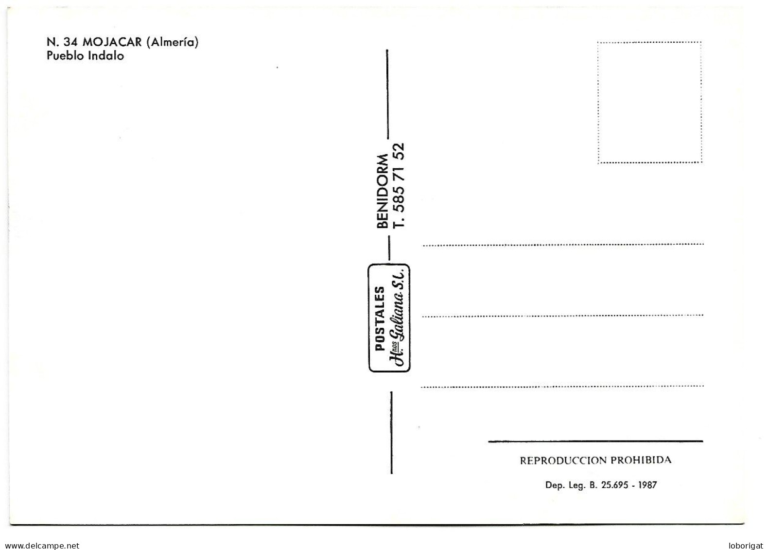 PUEBLO INDALO - MOJACAR.-  ALMERIA / ANDALUCIA.- ( ESPAÑA ) - Almería
