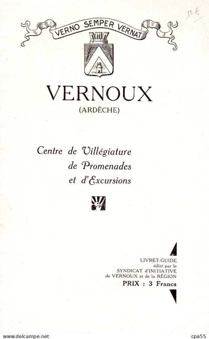 VERNOUX D' ARDECHE ET SA REGION - Rhône-Alpes