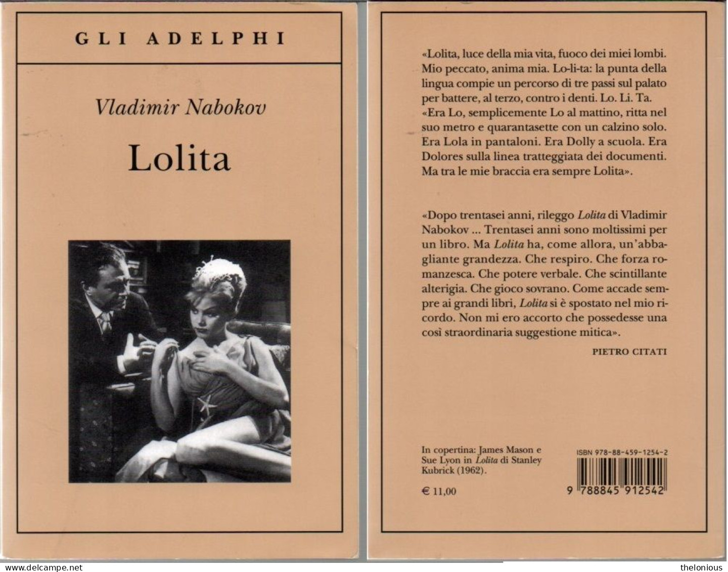 # Vladimir Nobokov - Lolita - Adelphi 103 - 2009 (come Nuovo) - Grands Auteurs