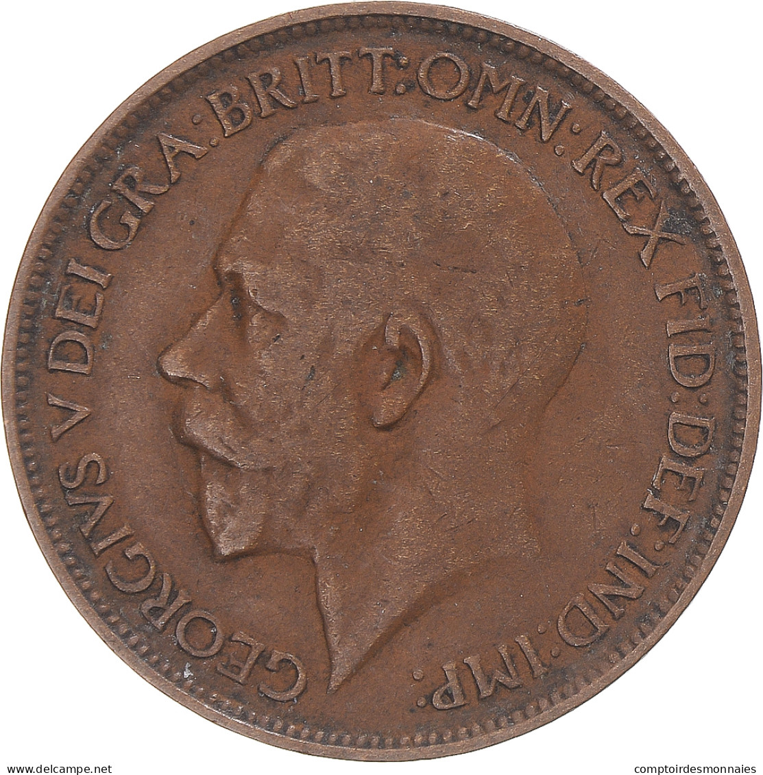 Monnaie, Grande-Bretagne, 1/2 Penny, 1913 - C. 1/2 Penny