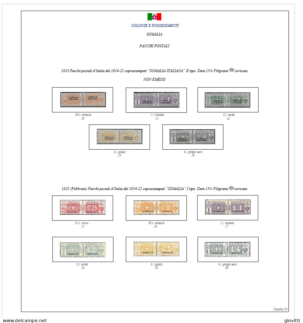 SOMAGLIA, fogli autocostruiti.