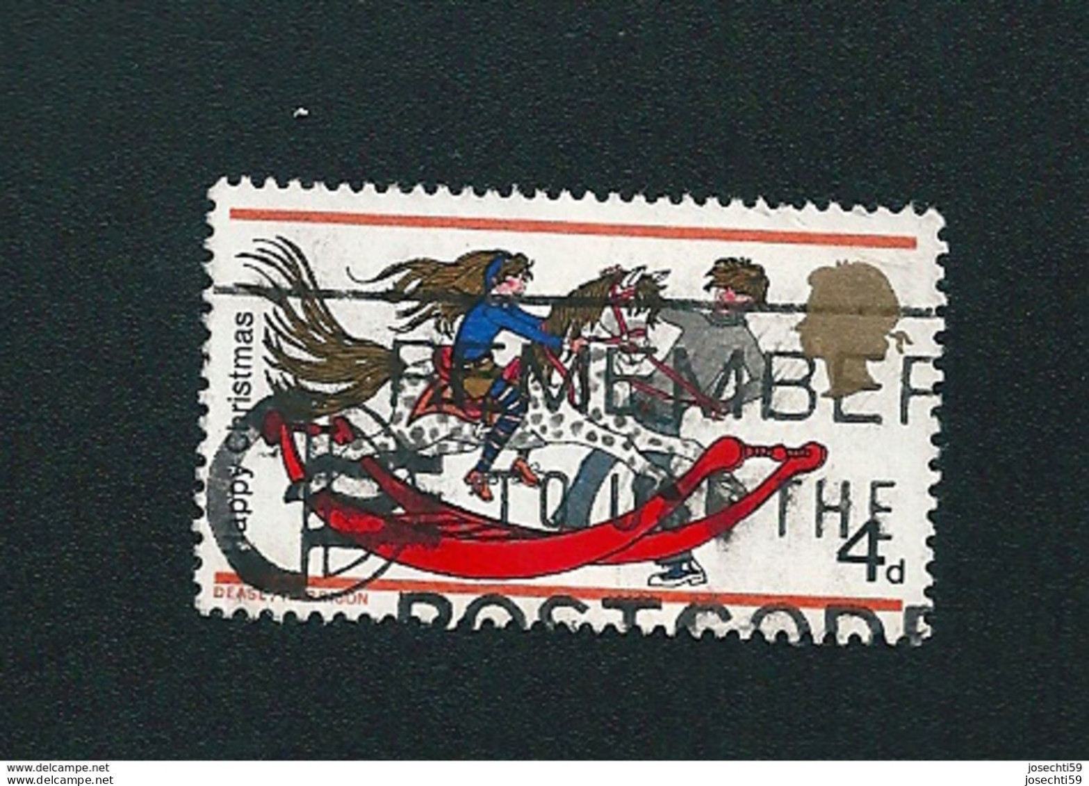 548 GRANDE BRETAGNE TIMBRE OBLITÉRÉ Noel 1968 Enfants Jouets  GB - Usati