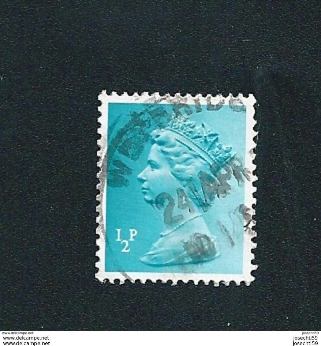 N° 605  Elizabeth II  Timbre Stamp  GRANDE BRETAGNE GB 1970     1/2P - Usati