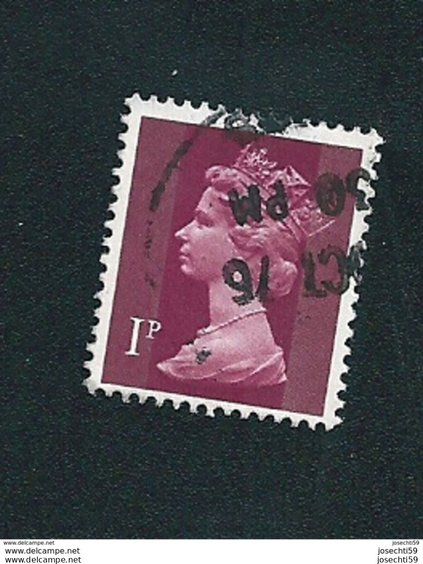 N° 606 Elizabeth II  Timbre Stamp  GRANDE BRETAGNE GB 1970 1P - Usati