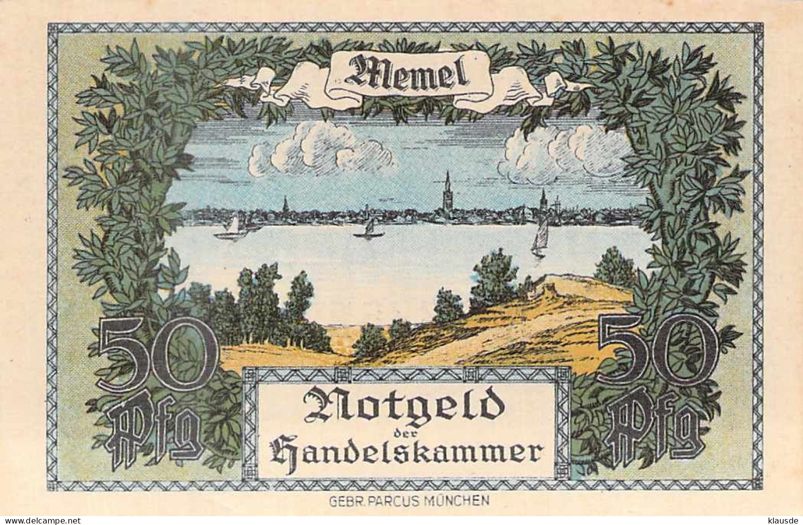 Kompletter Satz Notgeld Memelland Fast UNC Pick 641-649 - Lithuania