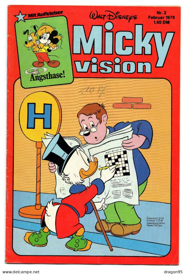 Micky Vision #2 - Ed. EHAPA - Walt Disney - Allemagne - 1979 (Donald, Mickey...) - Andere & Zonder Classificatie