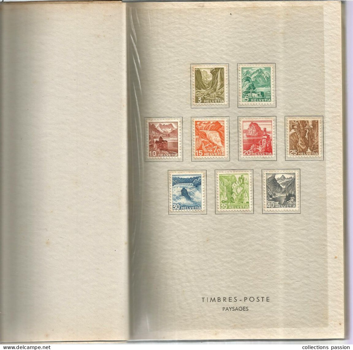 Petit Album, Suisse, PTT , 11 Pages, 38 Timbres NEUFS , 12 Scans,  Frais Fr 6.50 E - Other & Unclassified