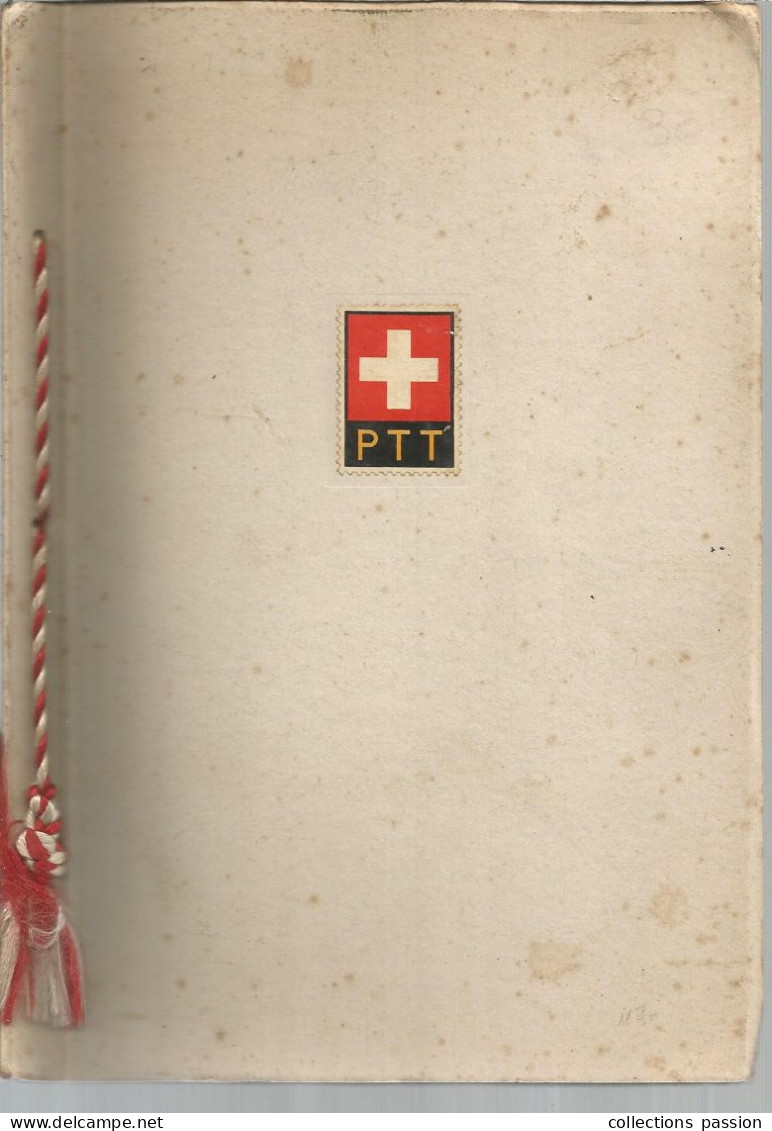 petit album, Suisse, PTT , 11 pages, 38 timbres NEUFS , 12 scans,  frais fr 6.50 e